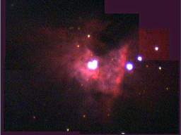 Trapezregion des Orionnebels